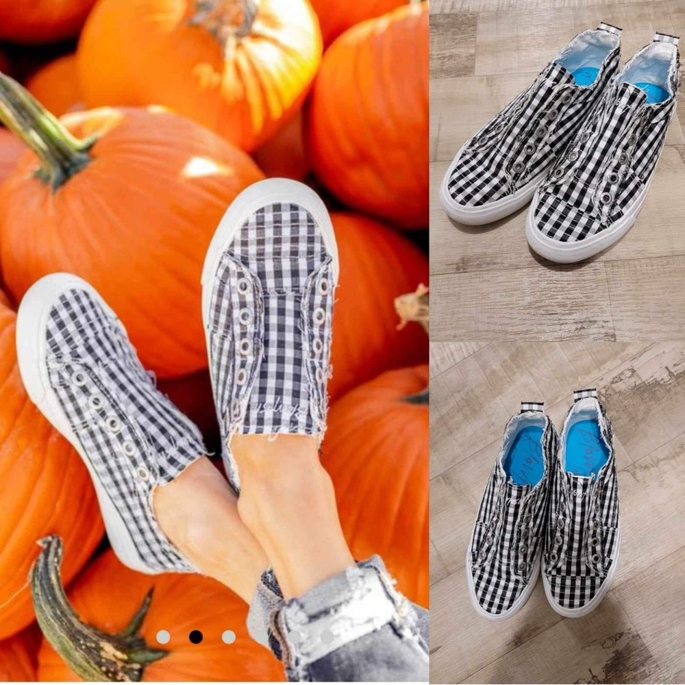 The Pulse Boutique Blowfish Black White Shoes